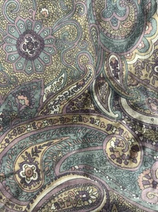 Ralph Lauren  Standard Pillow Sham  Paisley Cotton Brown - Picture 1 of 6