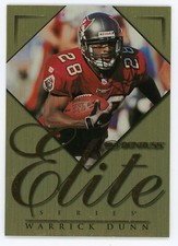 1998 Donruss Warrick Dunn Elite Promo #18 Buccaneers