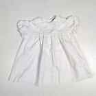 Vtg Carriage Boutiques Heirloom Dress Girls Sz 24m White Embroidered Dainty