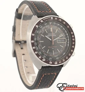 Vintage Seiko Rally Meter Speedtimer Chronograph Automatic 7017-6050 Men's Watch - Picture 1 of 12