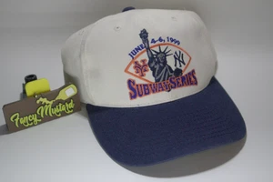 New York Yankees Mets Baseball Hat Subway Series 1999 Statue of Liberty June 4-6 - Picture 1 of 4
