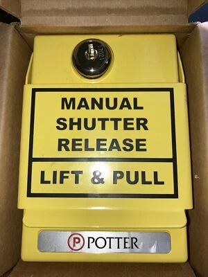 Potter 1000613-18 Manual Shutter Release Pull Station “Yellow”