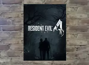 Resident Evil 4 9"x12" Aluminum Sublimated Metal Wall Sign Man Cave Garage - Picture 1 of 1