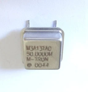 1 pc 50 MHz Oscillator with Output Control. 3.3V SMD or thruhole. 7B3 - Picture 1 of 2