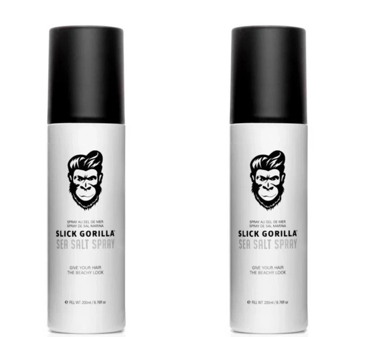 2x Slick Gorilla Sea Salt Spray (200ml) texturizer and volumizer hair