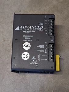 ADVANCED MOTION CONTROLS B30A40ACG-MM1 BRUSHLESS SERVO AMPLIFIER 270VAC 50/60HZ - Picture 1 of 6