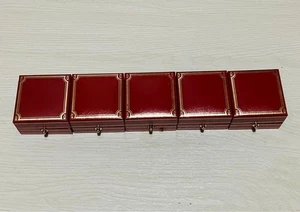 Cartier Trinity Ring Case Empty Box jewelry case set of 5 used from Japan - Picture 1 of 7