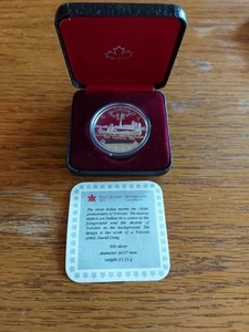Royal Canadian Mint 1984 Proof Silver Dollar Commemorative Toronto $1 - Picture 1 of 5
