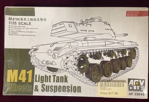 M41 Light Tanks Wheels & Suspension 1/35 Scale AFV Club Unassembled Kit#AF35045 - Picture 1 of 2