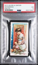 1891 N12 Allen & Ginter Fruits SHADDOCK PSA 5 EX