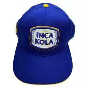New Inca Kola Peru Golden Soda Drink Men's Hook & Loop Baseball Embroidered Hat - Picture 1 of 3
