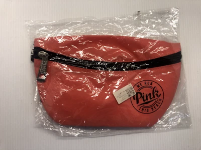 Victoria Secret Rosa NEÓN NARANJA Cintura "We Run This Beach" NUEVO Foto 1 de 2