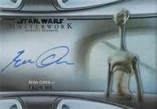 Star Wars Masterwork 2021, Rena Owen (Taun We) Autograph Card MWA-RO #13/50