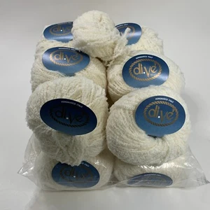 Italian Yarn Wool Blend Marmotta Off White Yarn 16 Skeins Discontinued 50 Grams - Picture 1 of 6