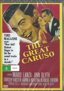 THE GREAT CARUSO - ENRICO CARUSO - MARIO LANZA - NEW DVD - FREE LOCAL POST - Picture 1 of 1