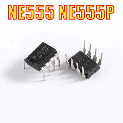 Temporizador 10/20/100 piezas NE555 IC-8-Pin DIP-Pin Temporizador de precisión para osciladores y temporizadores - Imagen 1 de 2