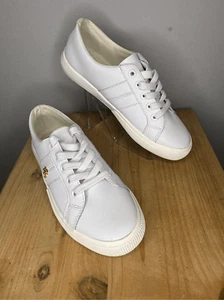 Ralph Lauren Janson Women's Lace Up Round Toe Leather Sneaker Size 6.5B - Picture 1 of 11