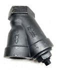 Ssi Wye Y Strainer 1-1/2" Npt 250 Psi Swp Cast Iron With Blow-Off 30-Mesh Screen