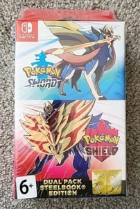 Pokemon Schwert & Pokemon Schild Sammlerstück Steelbook Nintendo Switch MAKELLOS - Bild 1 von 6