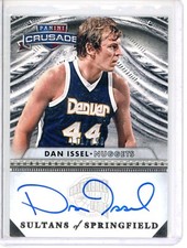 2013-14 Panini Crusade Dan Issel 7 Sultans of Springfield Auto /199 Nuggets HOF