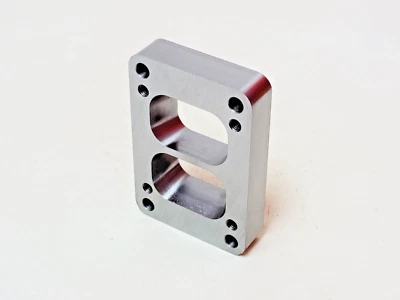 T6 Divided Header Manifold to T4 Divided Twin Scroll Turbo Flange Adapter 1.00" - Image 1 of 3