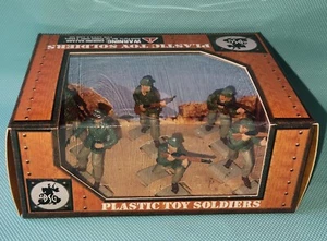 GERMAN AFRIKA KORPS WW2 infantry BOXED set DSG Argentina Toy Soldiers Britains - Picture 1 of 15