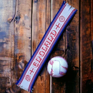 Vintage 80S Sciarpa calcio tifosi Inghilterra lanetta - Imagen 1 de 7