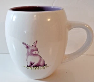 Bunny Coffee Mug Purple Interior 2016 Asa Johansson Studio 33 - Picture 1 of 11