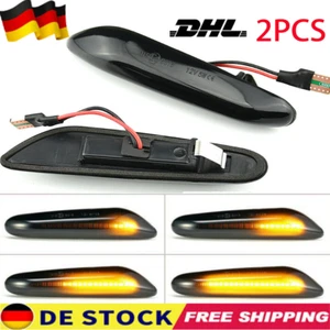 2 stück Led Seitenblinker passend für BMW 1er E81 E82 E87 E88 SCHWARZ DE - Bild 1 von 12