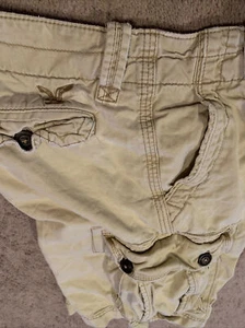 American Eagle Outfitters, Mens, Size 28, Beige Classic Length, Cargo Shorts - Picture 1 of 9