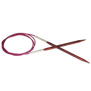 Knitpro Cubics Symfonie Rosie Wood Fixed Circular Knitting Needles - Picture 1 of 3