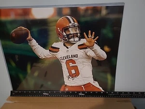 Baker Mayfield Autogramm.20 In lang, 16,5 H. - Bild 1 von 4