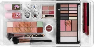 NEW 3 Piece Expandable Drawer Makeup Organizer Adjustable Cosmetics Tray 11 1/4" - Picture 1 of 4