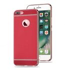 Apple iPhone 7 Plus Handy-Hülle Schutz-Case Chrom Back-Cover Ultra-Slim Rot