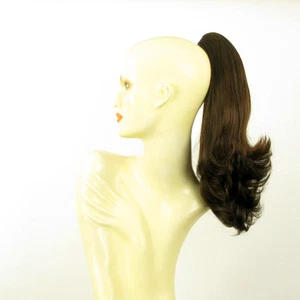 Hairpiece ponytail straight 15.75 chocolate copper wick 8/6h30 peruk - Picture 1 of 7