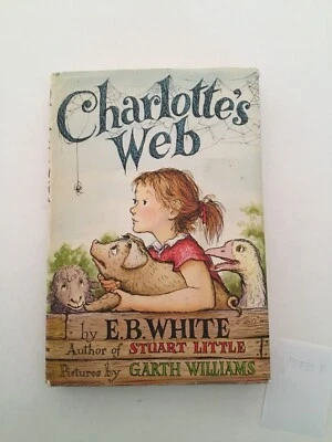 E.B. White: Charlotte's Web, 1952. HC/DJ. Illustrated Children's Classic! Foto 1 de 4