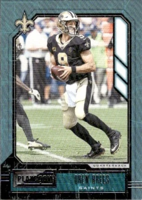 2020 Panini Playbook #84 Drew Brees New Orleans Saints - Image 1 of 2