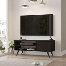 MODAL CASA Mobile porta tv moderno design soggiorno 110xH44 cm nero opaco Cesium