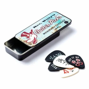 Dunlop Billy Gibbons Rev Willys Dose mit 6 Gitarren-Plektren/Gitarrenplektren, L, M oder H - Bild 1 von 2