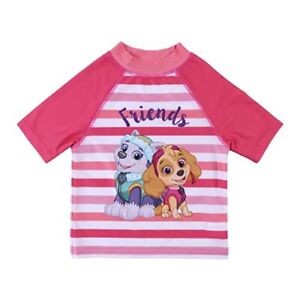 Bathing T-Shirt The Paw Patrol Pink (Size: 18 Months) NEW