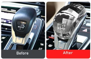 Crystal Knob used For Porsche Panamera 2017-2023 white Artificial shift knob 1x - Picture 1 of 8