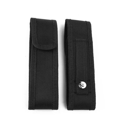 1X Nylon Pouch Holster LED Flashlight Torch Belt  Case Bag Holder Waist Pouch - Image 1 of 4