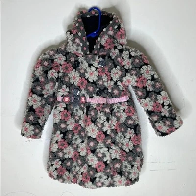 Abrigo Floral Niños CORKY & COMPANY - Rosa y Negro Difuso y Cálido Talla 4T Foto 1 de 4