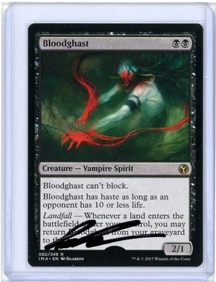 Bloodghast Iconic Masters Rare Signed Artist Proof MTG - Image 1 of 3