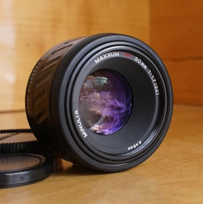Minolta  Maxxum AF 50mm F1.7 Lens Minolta AF SONY A-Mount GoodOptics KE#1 - Image 1 of 4