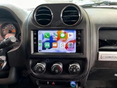 2+64G For 2009-2016 Jeep Compass Android 15 Apple Carplay Car GPS Stereo Radio - Image 1 of 4