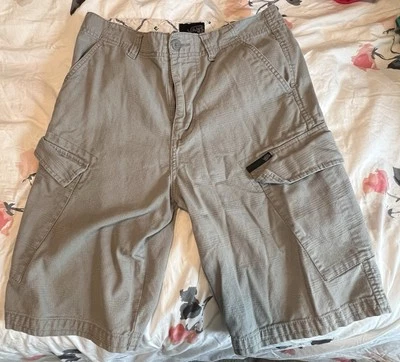 Pantalones Cortos VANS Tipo Carga Bolsillos Gris Exterior Informales Para Hombre Talla 30 Bordados Foto 1 de 4