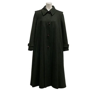 Gucci Coat Long Sleeves Pleated Wool Alpaca r4_0512 - Picture 1 of 8