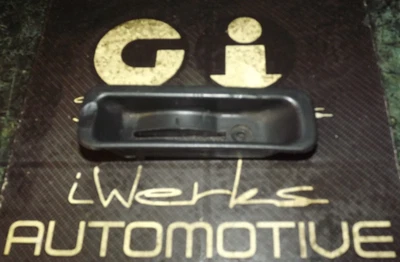 Cubierta de palanca de bloqueo de puerta trasera negra OEM 92-95 Honda Civic EG6 hatchback Foto 1 de 4