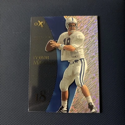 1998年Skybox EX 佩顿·曼宁新秀橄榄球卡 #54 #HOF ~ 小马队 — 第 1/4 张图片